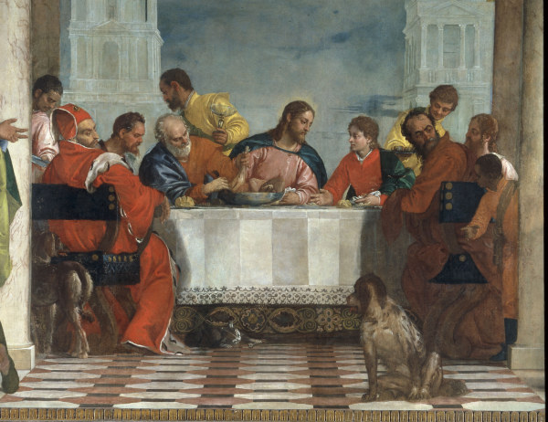 Veronese / Feast in the House of Levi from Veronese, Paolo (aka Paolo Caliari)