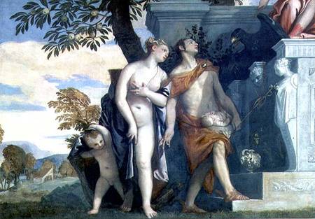 Venus and Mercury presenting her son Anteros to Jupiter from Veronese, Paolo (aka Paolo Caliari)