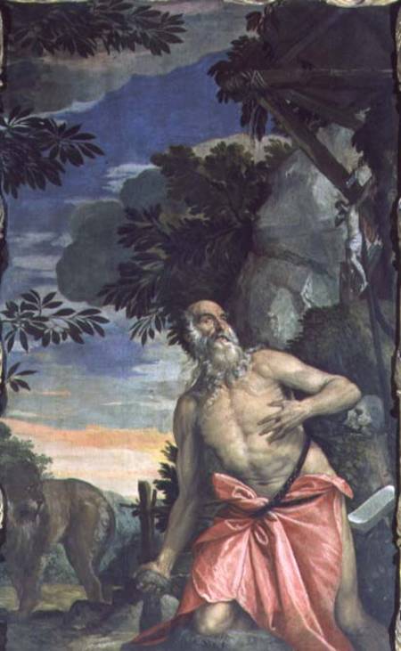 St. Jerome in Penitence from Veronese, Paolo (aka Paolo Caliari)