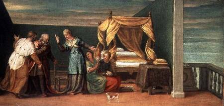 Judith Receiving the Ancients of Bethulia from Veronese, Paolo (aka Paolo Caliari)