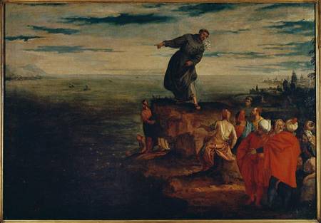 St. Anthony Preaching to the Fish from Veronese, Paolo (aka Paolo Caliari)