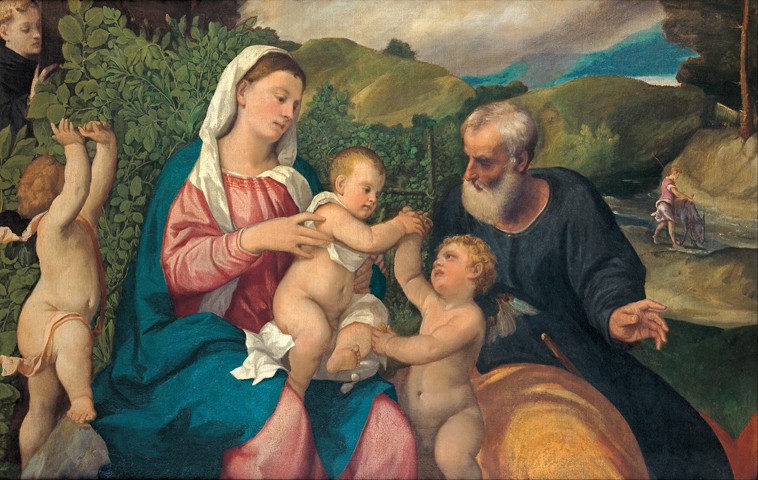 Rest on the Flight into Egypt from Veronese, Paolo (aka Paolo Caliari)