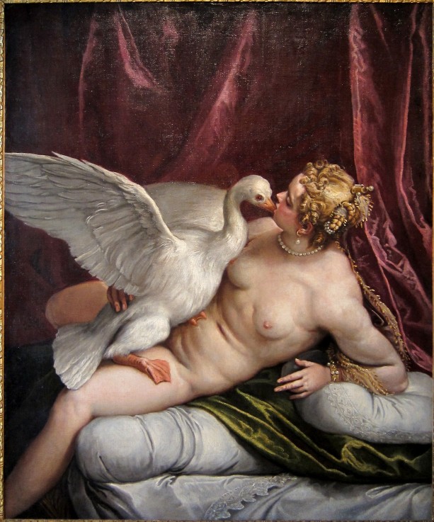 Leda and the Swan from Veronese, Paolo (aka Paolo Caliari)