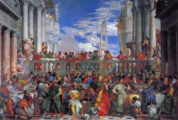 The Wedding Feast at Cana from Veronese, Paolo (aka Paolo Caliari)
