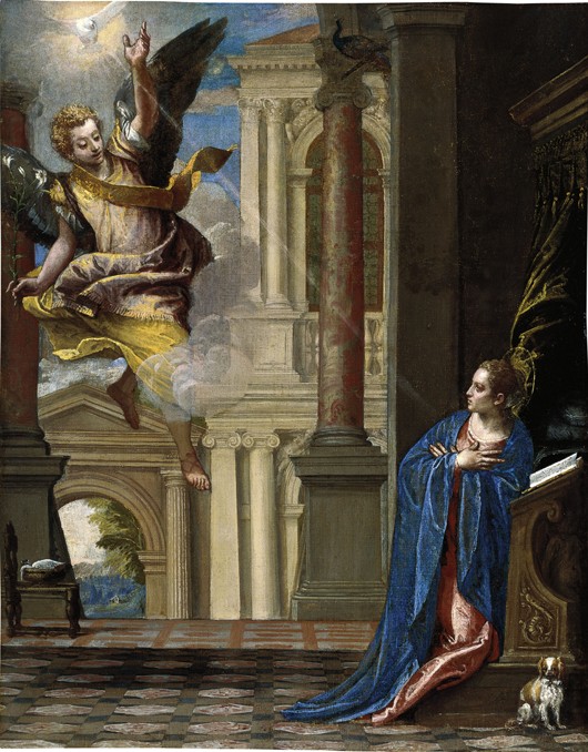 The Annunciation from Veronese, Paolo (aka Paolo Caliari)