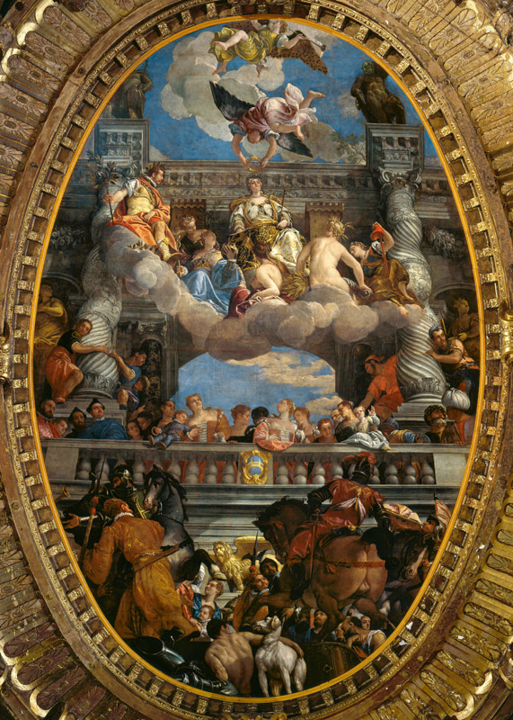 Veronese, Triumph of Venice / painting from Veronese, Paolo (aka Paolo Caliari)
