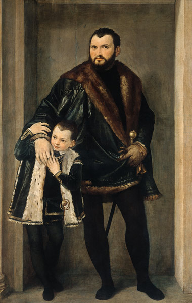 Giuseppe da Porto and his Son from Veronese, Paolo (aka Paolo Caliari)