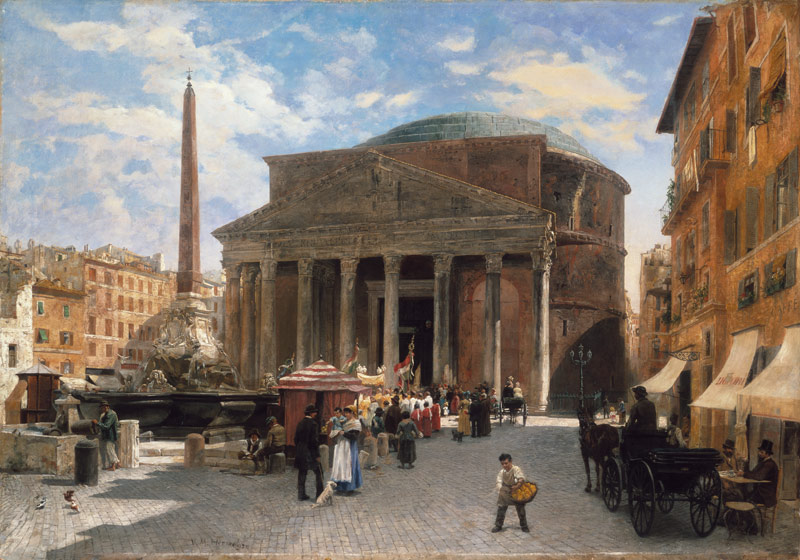 The pantheon in Rome. from Veronika Maria Herwegen-Manini