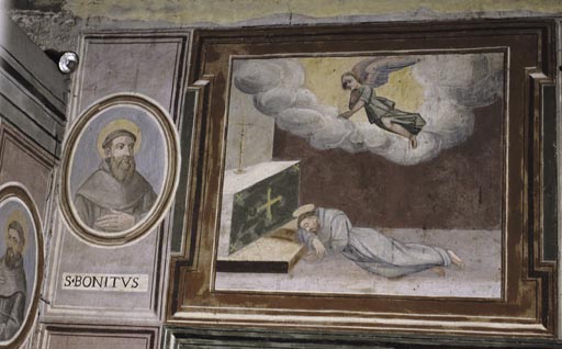 Dem Heilige Franziskus erscheint ein Engel from Vetralla Latium