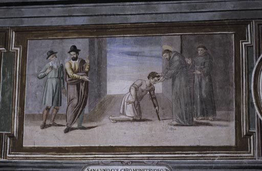 Der Heilige Franziskus heilt einen Krueppel from Vetralla Latium