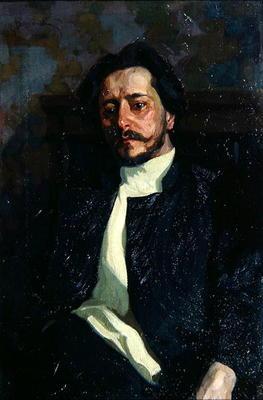 Portrait of Leonid Andreyev (1871-1919) 1903 (oil on canvas)