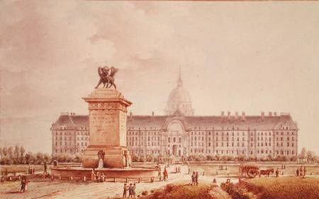 View of the Hotel des Invalides from Victor Jean Nicolle