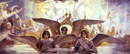 Central Panel from the Threshold of Paradise from Victor Mikhailovich Vasnetsov