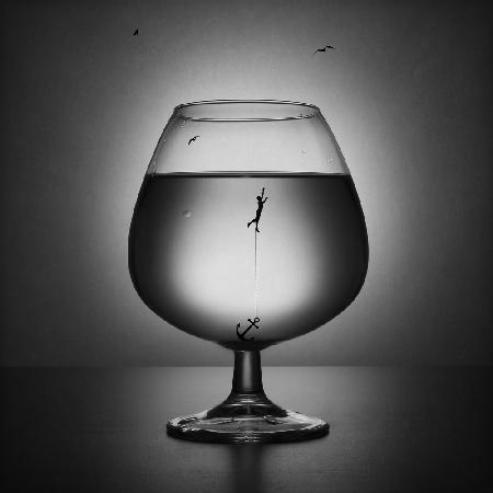 Alcoholism. The drowning