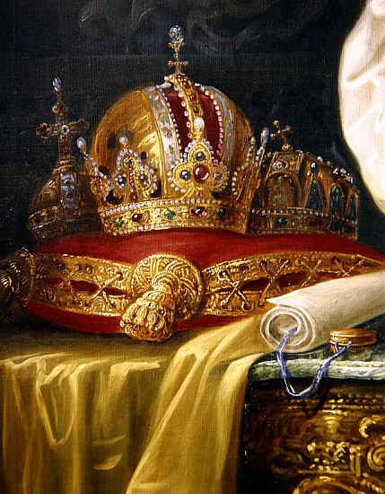 Detail from Franz Joseph I of Austria, c.1916 from Vienna Nedomansky Studio
