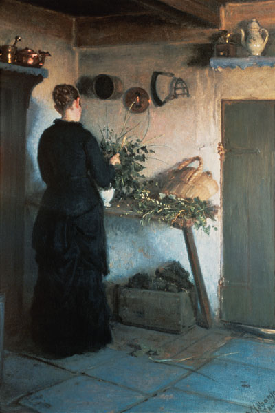 Lady in the Kitchen from Viggo Johansen