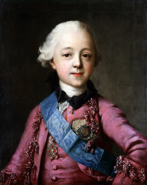 Portrait of Grand Duke Pavel Petrovich (1754-1801) from Vigilius Erichsen