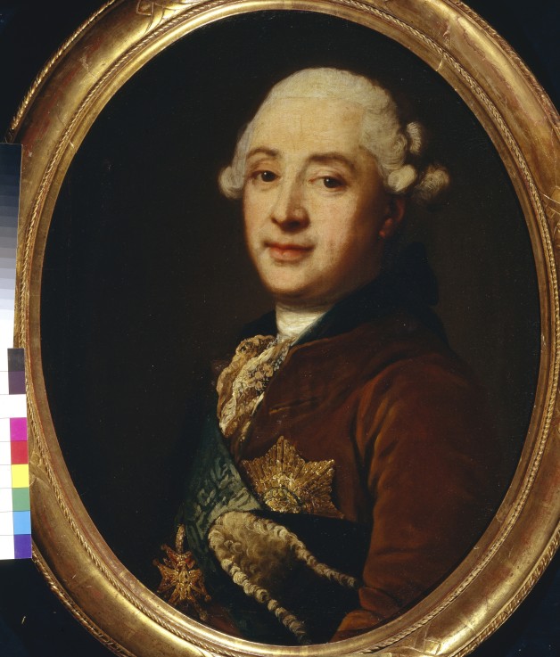 Portrait of Vice-Chancellor Prince Alexander Mikhaylovich Golitsyn (1723-1807) from Vigilius Erichsen