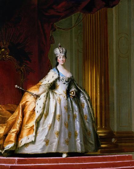 Portrait of Empress Catherine the Great in her Coronation Robe