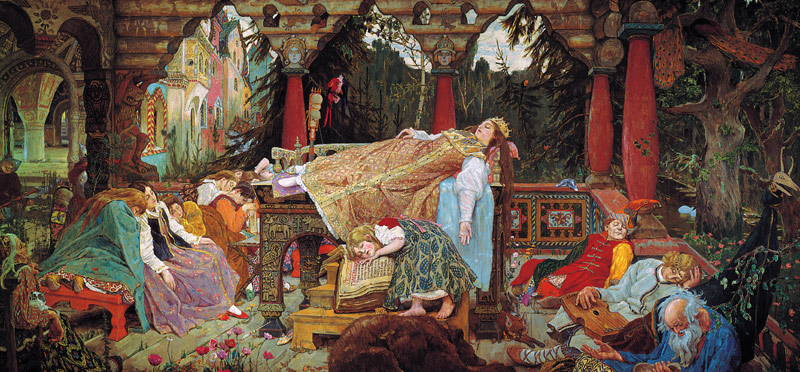 Sleeping Beauty from Viktor Michailowitsch Wasnezow