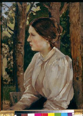 Portrait of Tatyana Viktorovna Vasnetsova, the Artist's Daughter