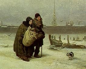 The homeless persons from Viktor Michailowitsch Wasnezow