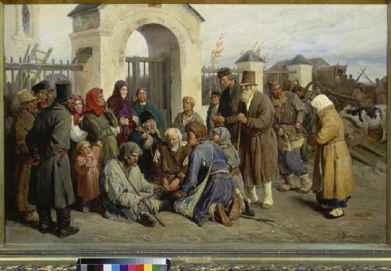 Singing beggar from Viktor Michailowitsch Wasnezow