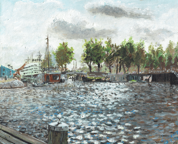 Oosterdok Amsterdam from Vincent Alexander Booth