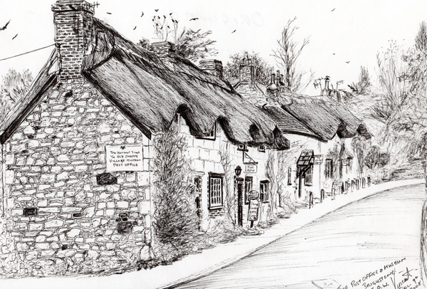 Post office and museum Brighstone I.O.W from Vincent Alexander Booth