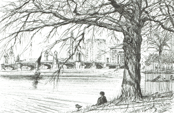 The Charles river, Boston from Vincent Alexander Booth