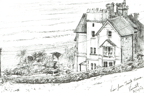 The Jesuit House on the Welsh coast from Vincent Alexander Booth