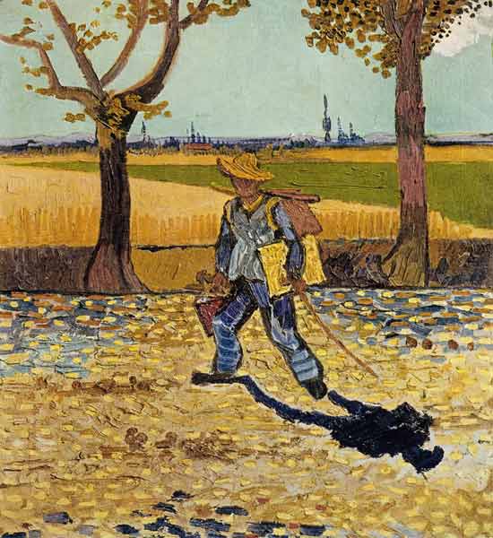 The painter on the way to work from Vincent van Gogh
