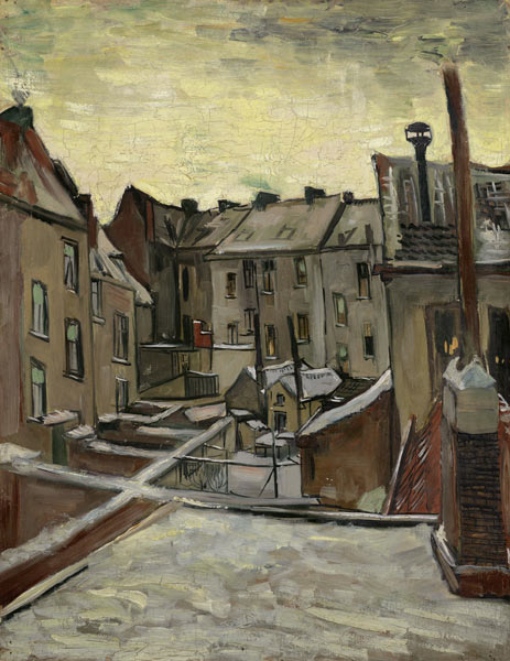 Houses seen from the back from Vincent van Gogh