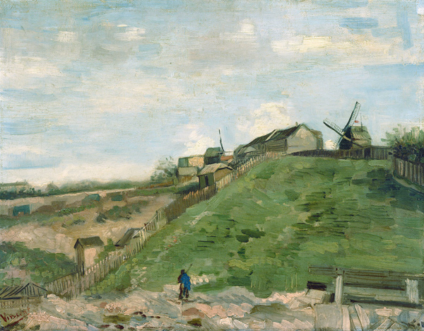 The hill of Montmartre with stone quarry from Vincent van Gogh