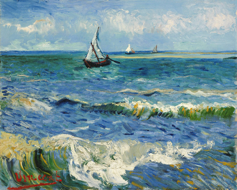 V.van Gogh, Sea at St.Maries /Ptg./1888 from Vincent van Gogh
