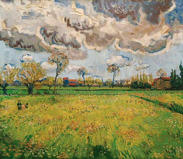 V.van Gogh, Meadow (Arles) /Paint./1889 from Vincent van Gogh