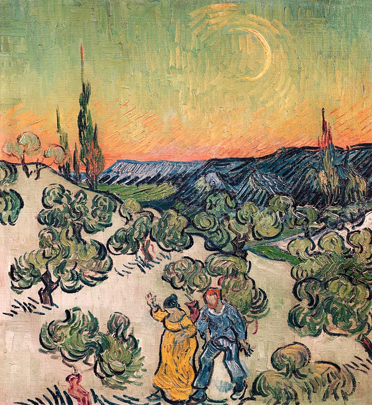 Moonlit Landscape from Vincent van Gogh