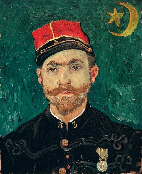 van Gogh / Portrait of Milliet / 1888 from Vincent van Gogh