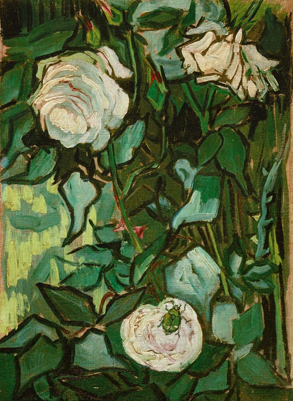Roses and Beetle from Vincent van Gogh