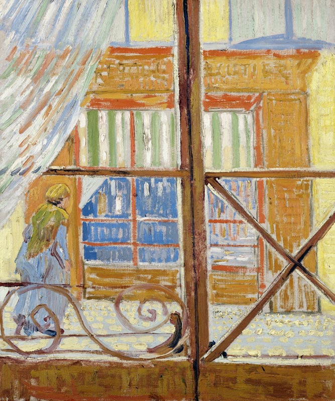 View of a butcher's shop from Vincent van Gogh
