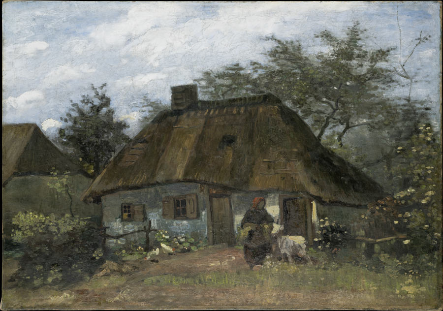 Farmhouse in Nuenen from Vincent van Gogh