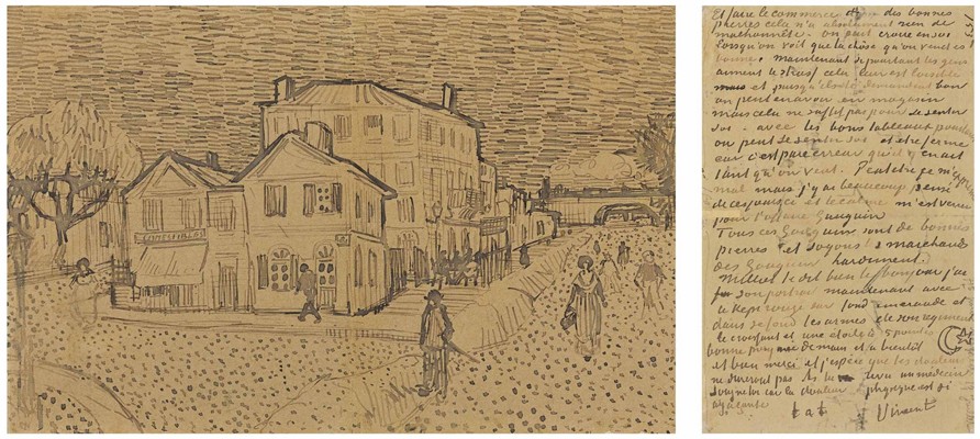 The Yellow House (The street), Letter to Theo from Arles, Saturday, 29 September 1888 from Vincent van Gogh