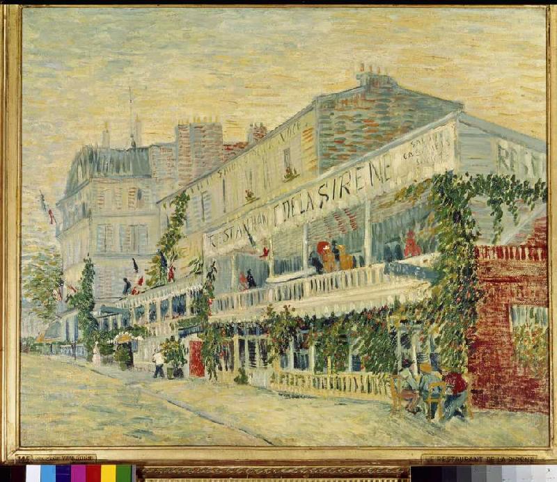 Das Restaurant de la Sirène in Asnières from Vincent van Gogh