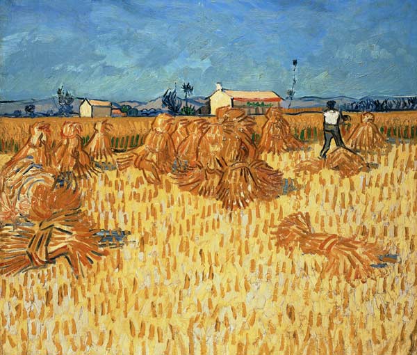 Wheat Field with Sheaves from Vincent van Gogh