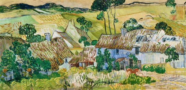 V.van Gogh, Farms near Auvers / Paint. from Vincent van Gogh