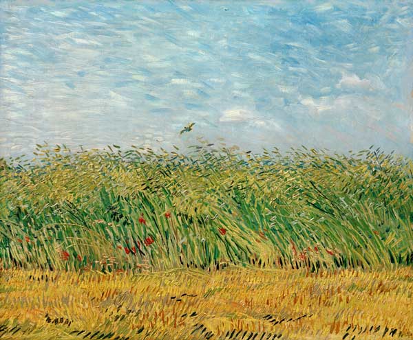 Wheatfield with Lark from Vincent van Gogh