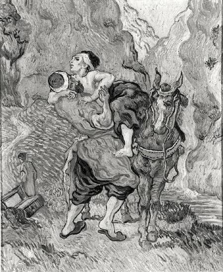 The Good Samaritan, after Delacroix from Vincent van Gogh