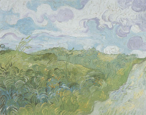 Green wheat field from Vincent van Gogh