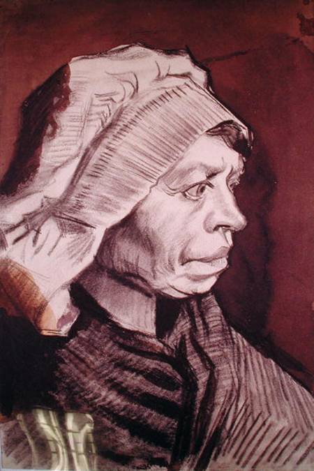 Portrait of a Woman (Head of a peasant woman with bonnet) from Vincent van Gogh