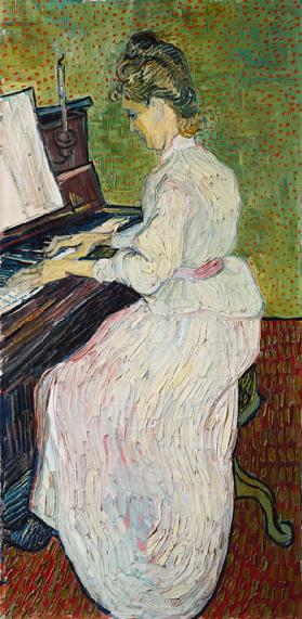 Mademoiselle Gachet at the piano